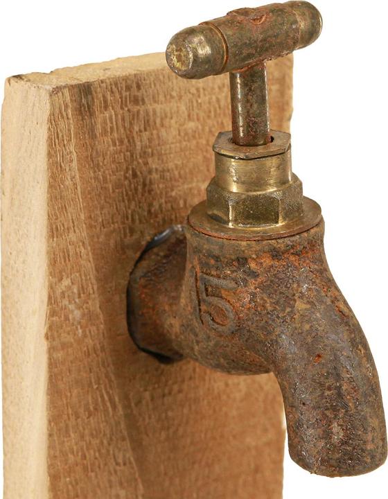 Produktbild Viana Rustikaler Pflanzkasten in Brunnen- und Trog-Optik mit Wasserhahn (13 cm, 1x)