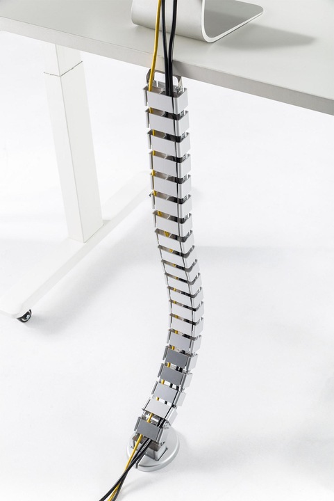 Immagine prodotto InLine Canalina per cavi flessibile per tavoli regolabili in altezza (Tubazione, 1280 mm)