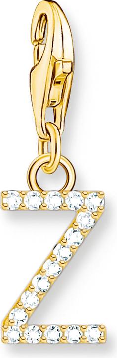Immagine prodotto Thomas Sabo Ciondolo Lettera Z con pietre bianche placcato oro (Argento 925)