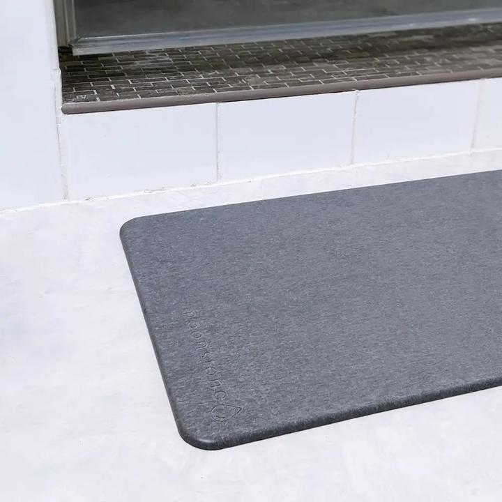 Actual product image Moonstone Bath Mat Dark Grey (60 x 40 cm)
