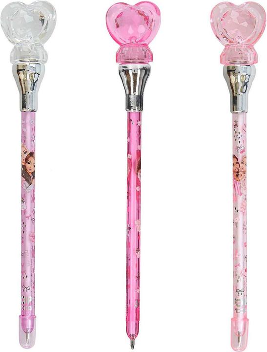 Top Model Topmodel - Ball Pen With Heart-Light MY BFF - Rosé, Pink, White (413388) (Assorted, 1x)