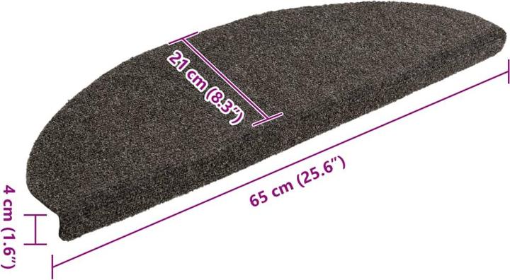 Immagine prodotto vidaXL Treppenmatte (65 x 21 cm)