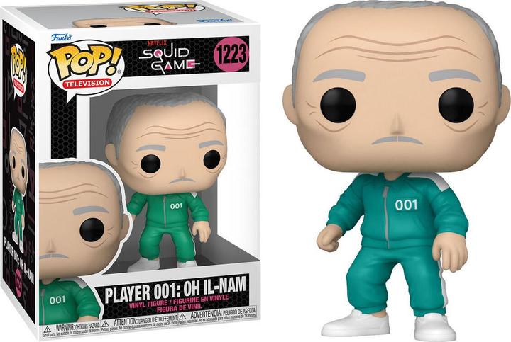 Actual product image Funko Pop! Squid Game : Player 001 Oh Il-Nam
