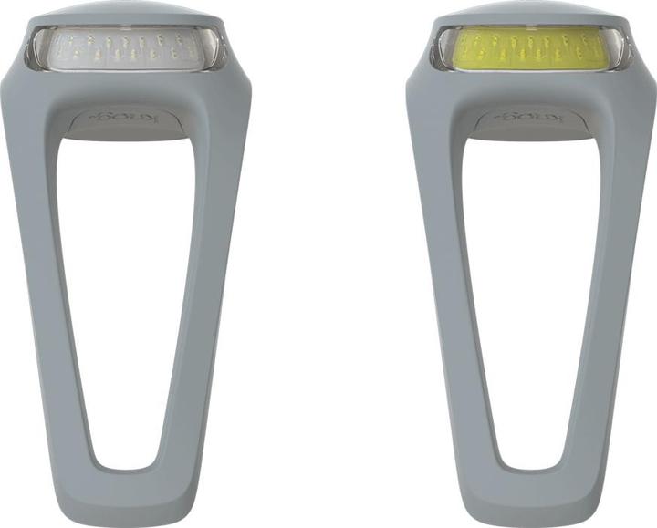 Actual product image knog. Frog V3 Rechargeable Light, Twinpack, abyss-grey (45 Lumen/25 Lumen) (40 lm, 20 lm)