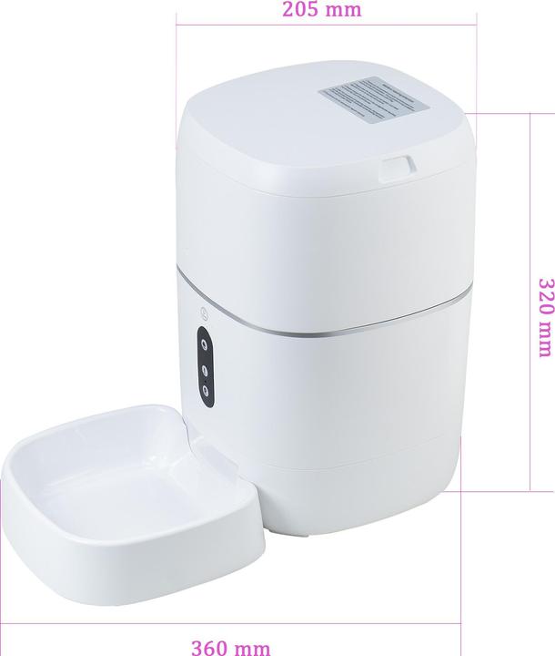 Image du produit PNI MyPet PT033PF distributeur automatique intelligent pour animaux de compagnie, WLAN, 3 litres (300 cl)