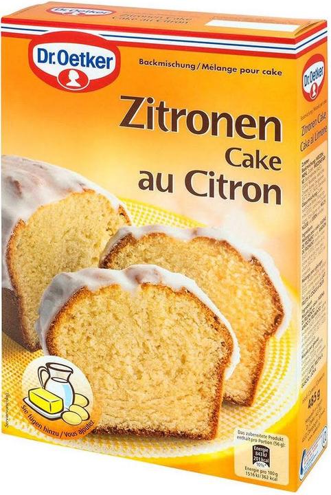 Actual product image Dr. Oetker Lemon Cake Baking Mix (485 g)