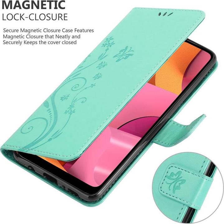 Image du produit Cadorabo Pochette Flower Book (Samsung Galaxy A21)