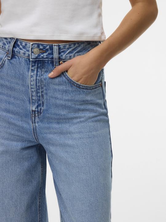 Actual product image Vero Moda VMBILLIE Hohe Taille Barrel Fit Jeans Mom Jeans (W29/L34)