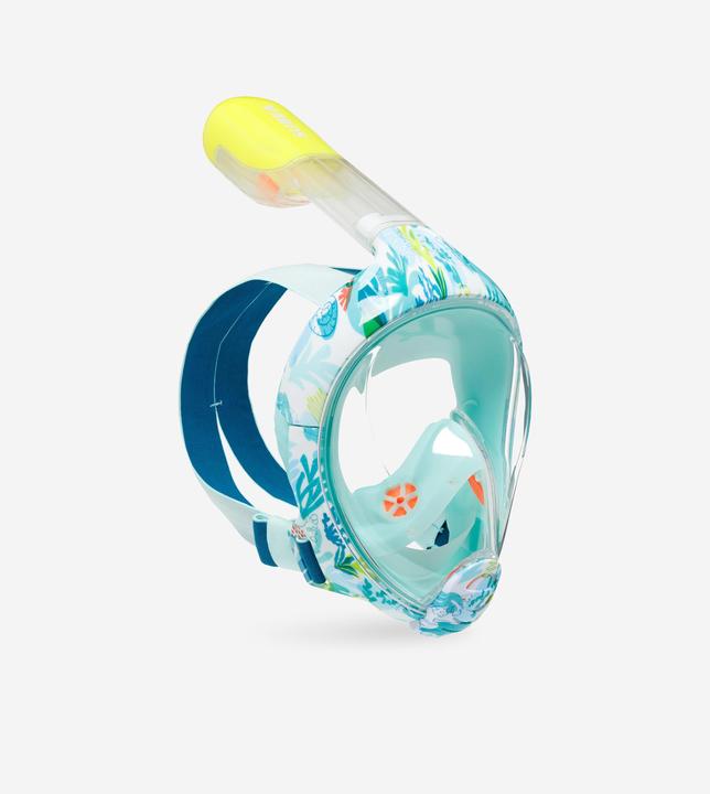 Subea Snorkelling mask for children (6-10 years) XS - Easybreath Algae
