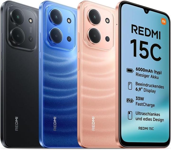 Immagine prodotto Xiaomi Redmi 15C (256 GB, Midnight Black, 6.71", Doppia SIM, 4G)