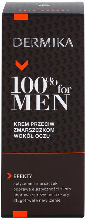 Image du produit Dermika Crème pour les yeux 100% for Men 15ml (Fluide pour le soin des yeux, 15 ml, Jour + nuit)