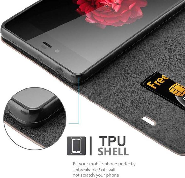 Produktbild Cadorabo Book Invisible Magnet Cover (ZTE Nubia Z9 Max)