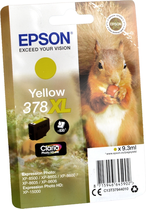 Produktbild Epson 378XL Claria Photo HD (Y)