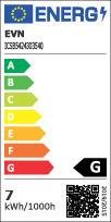 Energie-Label EVN LED-Stripe (Weiss, 500 cm, Indoor)