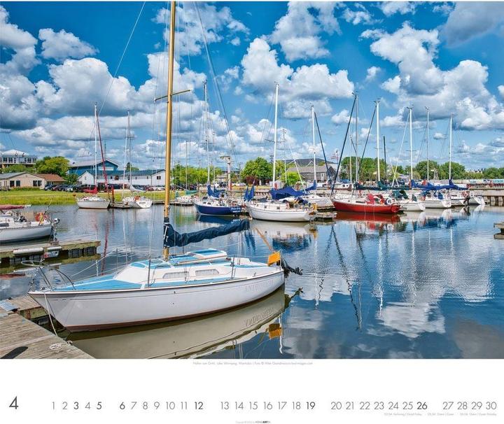 Produktbild Kanada Kalender 2026 - Der Ruf der Wildnis (55 x 46 cm)