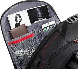 Actual product image Bestlife Backpack na Notebook 17", Assailant, black nylon