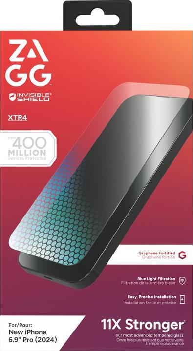 Immagine prodotto Zagg Glass XTR4 (1 Pezzo/i, Apple iPhone 16 Pro Max)