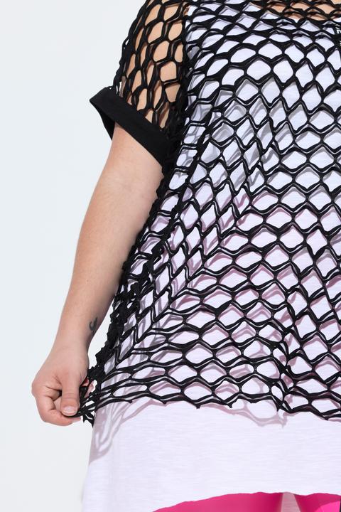 Immagine prodotto Angel of Style T-shirt dal taglio squadrato con jersey a rete (50, 52)