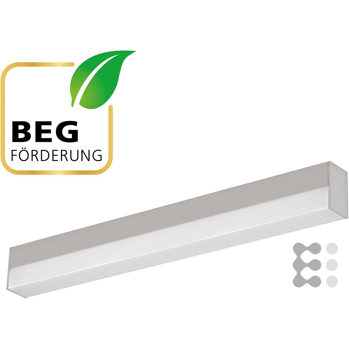 Thumbnail - EVN, Wandleuchte + Deckenleuchte, LED Wandanbau/Spiegel- SL44121425leuchte-si-IP44-10W 13W (2280 lm)
