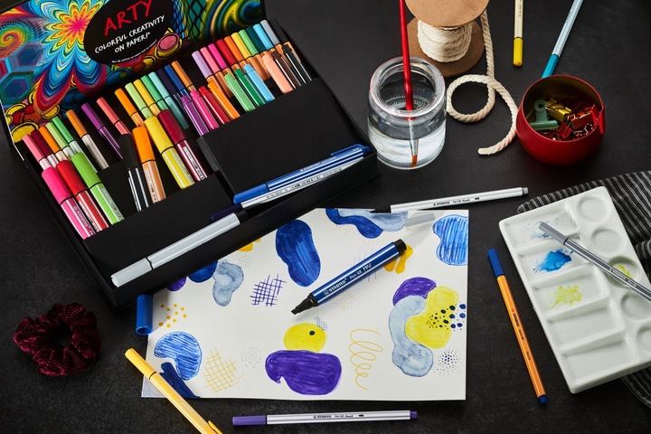 Actual product image STABILO Fasermaler Arty Set (Multicoloured, 55 x)