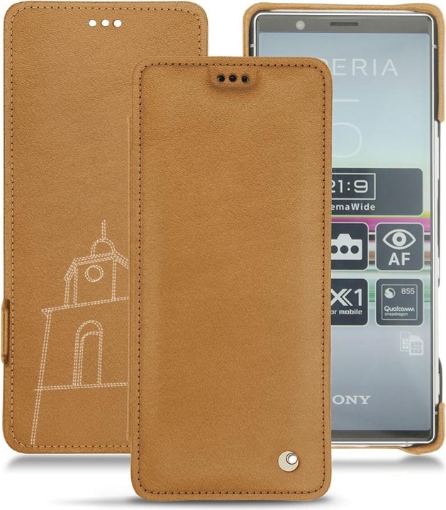 Actual product image Noreve Leather case horizontal (Sony Xperia 5)