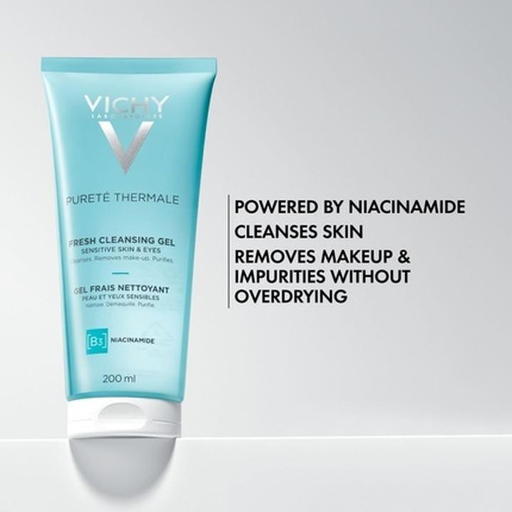 Produktbild Vichy Pureté Thermale Erfrischendes Reinigungsgel (Reinigungstücher Gesicht, 200 ml)