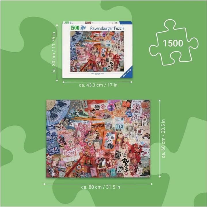 Produktbild Ravensburger Reise nach Tokio (1500 Teile)