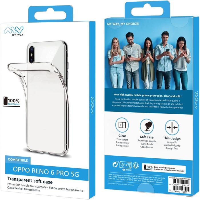 Produktbild My Way Myway Coque Souple Transparente Oppo Reno 6 Pro 5g (Oppo Reno 6 Pro 5G)