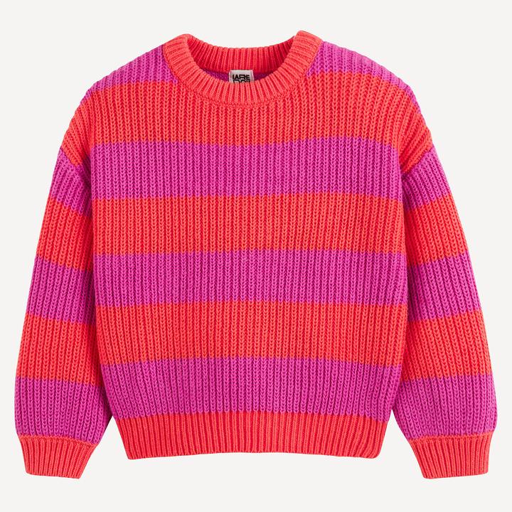 Actual product image La Redoute Collections Gestreifter Strickpullover (92)