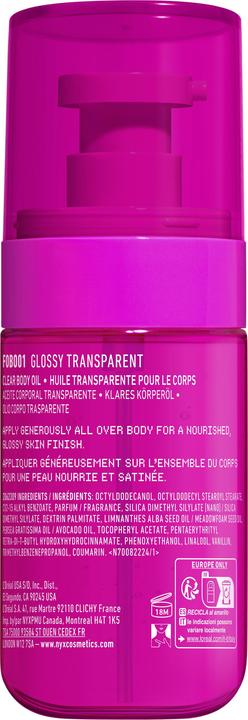 Produktbild NYX Professional Make-Up Nyx Fat Oil (Körperöl, 70 ml)