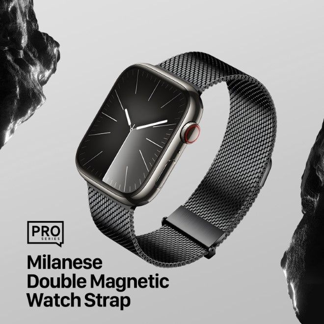 Produktbild Dux Ducis Milanese Pro Armband (40 mm, 41 mm, 38 mm, Edelstahl, Apple Watch Series 4, Apple Watch Series 5, Apple Watch Series 3, Apple Watch Series 6, Apple Watch SE (2022/2023), Apple Watch Series 8, Apple Watch Series 9)
