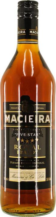 Produktbild Casa Macieira Brandy Macieira 5* 36° (6 x 10 cl)