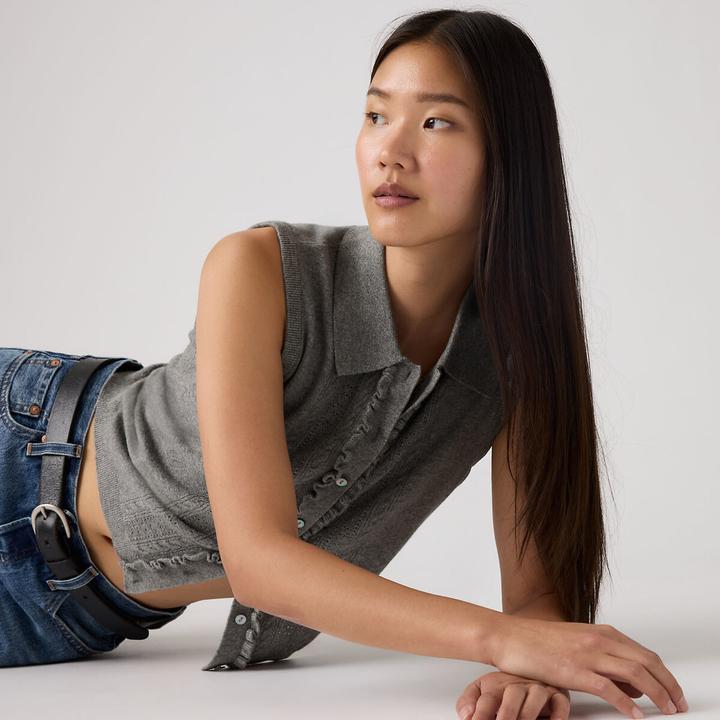 Actual product image Levis Ärmelloser Pullover mit Polokragen (M)