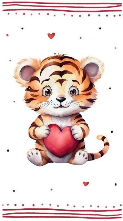 Actual product image Feldner Taschentuch, 10 Stk., Tiger