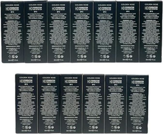 Actual product image Golden Rose HD Hydrating Foundation SPF 15 1oz 30ml - New!