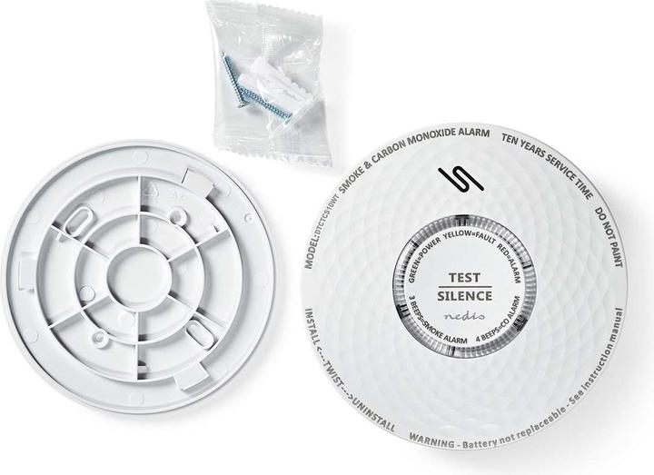 Produktbild Nedis Rauch und Kohlenmonoxid-Alarm