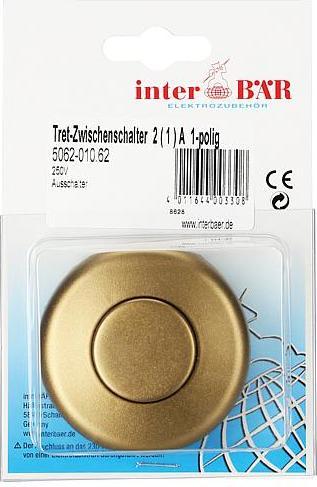 Produktbild interBär SB Tret Zwischenschalter 1pol. 2A gold