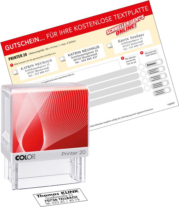Produktbild Colop Printer 20 m.Gutschein
