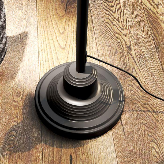 Actual product image Swisshandel24 Stehlampe im Vintage-Design, verstellbare Stehleuchte für Wohnzimmer, Schwarz (E27)