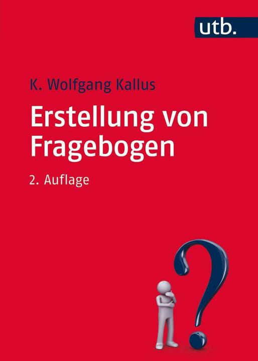Produktbild Erstellung von Fragebogen (Deutsch, Konrad Wolfgang Kallus, 2016)