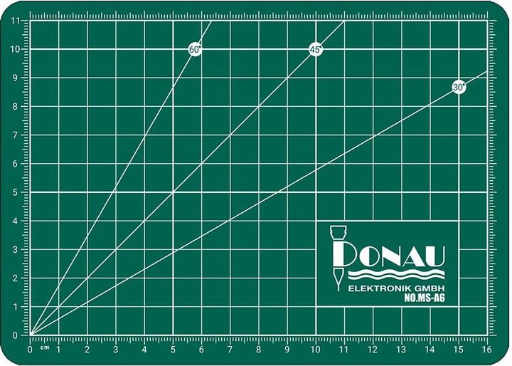 Donau SCHNEIDEMATTE A6 (178 x 127 x 3 mm) (17.80 x 12.70 cm)
