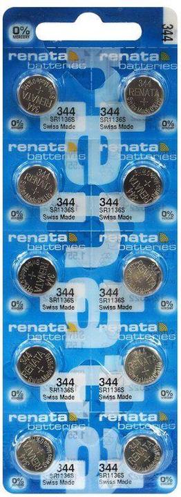 Image du produit Renata 344 / SR1136SW - 10 piles bouton (10 pcs, SR42, 105 mAh)