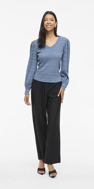 Produktbild Vila V-Ausschnitt Oberteil mit langen Ärmeln (XXL)