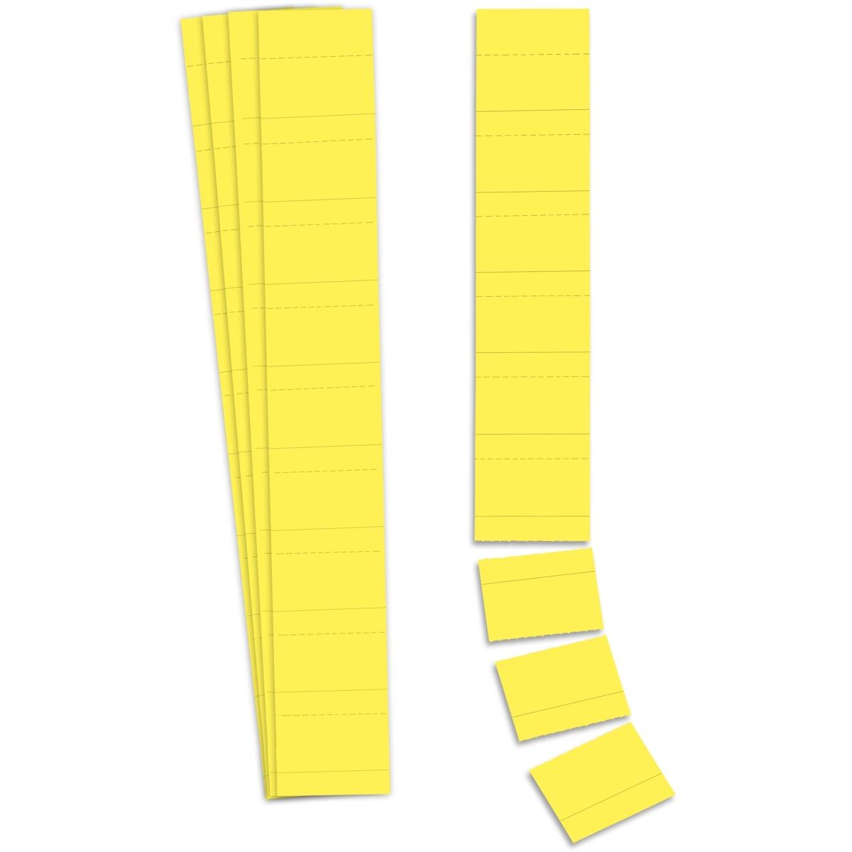 Ultradex, Kartenaufbewahrung, Einsteckkarten für Planrecord-Stecktafel BxH 70x32mm VE=90 Stück zitrone