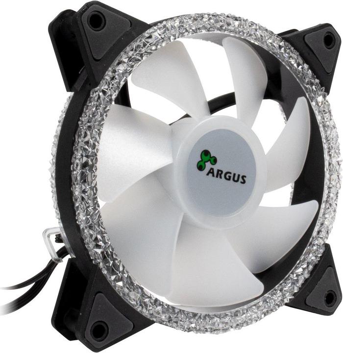 Immagine prodotto Intertech Inter-Tech RS-071 RGB Computer Case Fan 12 cm Nero (120 mm, 1x)
