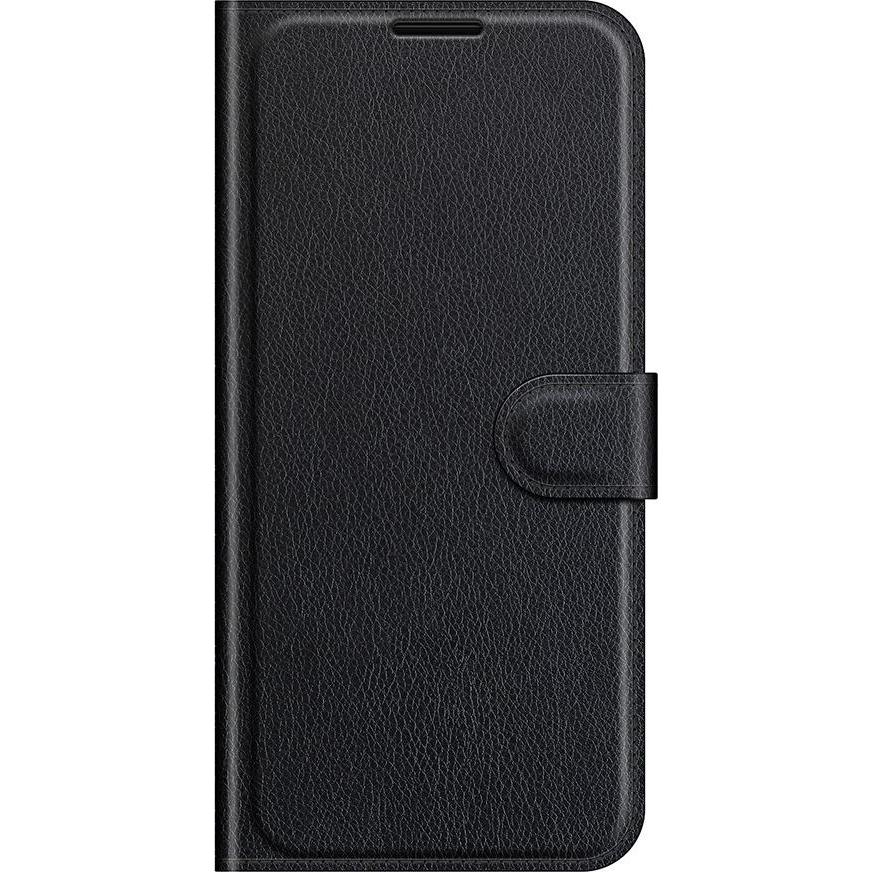Cover-Discount OPPO Reno6 Pro - Leder Etui Hülle schwarz (Oppo Reno 6 Pro 5G), Smartphone Hülle, Schwarz
