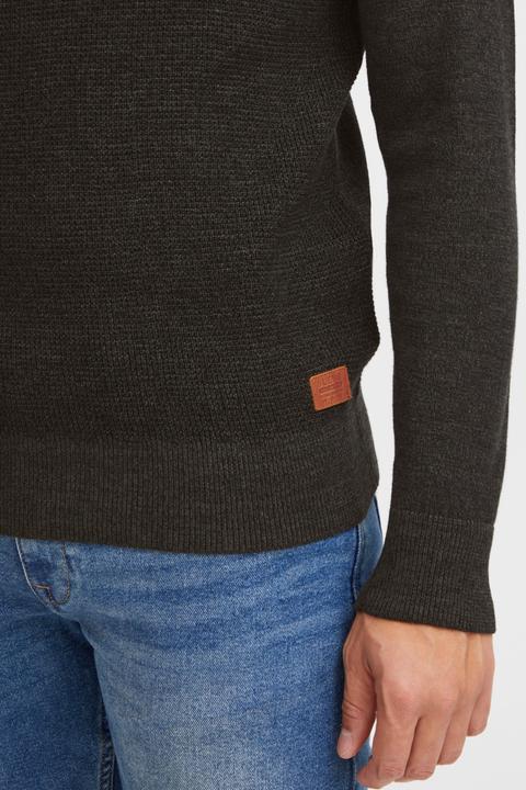 Immagine prodotto Blend Ganbolf Maglione In Maglia Grossa Pullover Con Colletto Troyer In Cotone 100% Stampa (XXL)
