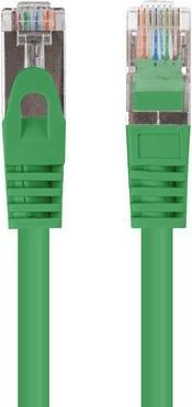 Produktbild Lanberg Patchcord FTP kat.6 zielony 10-pack (U/UTP, CAT6, 1 m)