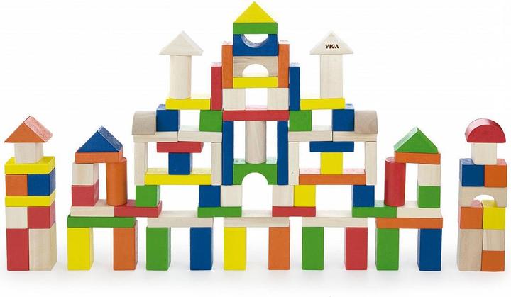 Viga Toys Holzbaussteine