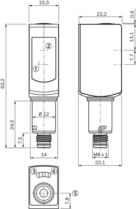 Actual product image Sick Miniature photoelectric sensor
